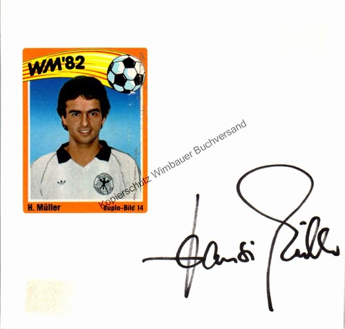 Original autogramm hansi - original,