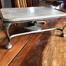 SELTENER VERSILBERTER TELLERWÄRMER STÄNDER + ALU TABLETT TOP Patent 18461/12