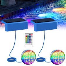2 Stück Unterwasser Licht RGB