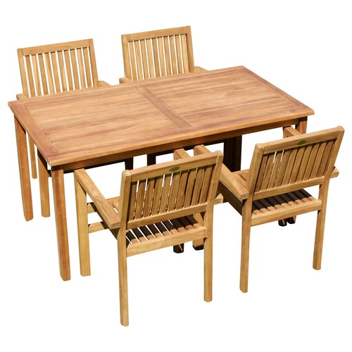 Teak set gartengarnitur - set,
