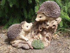 Igel Deko Figur 2 spielende