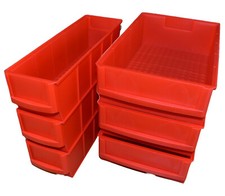 Industrieboxen rot regalbox - rot,