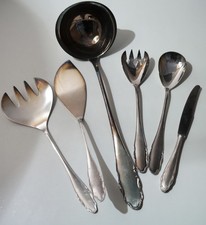 WMF 6 Teile Vorlegebesteck Schöpfer Gemüse Fischvorlege 800er Silber 2200