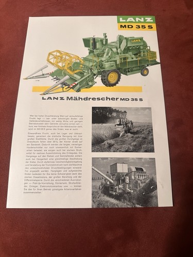 Lanz mähdrescher s - mähdrescher, md