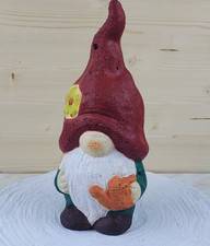 Massive Betonfigur Gartenzwerg Zwerg mit Bart Wichtel Garten  frostfest 22cm