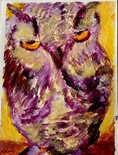 Malerei auf papier vogel - papier,,