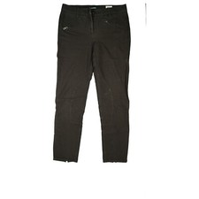 Cambio Rachel Damen Reiter 7/8 Hose stretch Slim Chino Zip Patch 36 S W28 braun