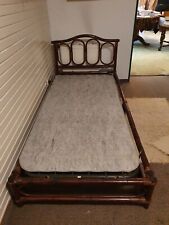 Rattan Bett Breit 90cm mit Metallrost ***Reduziert!!***