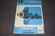 Reparaturanleitung Reparaturhandbuch Fiat 600 / 600 D erstklassig