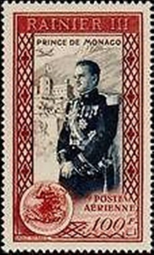 Monaco briefmarke luftpost - monaco,