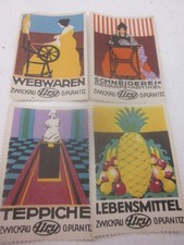 44114 4x Reklamemarke Kaufhaus