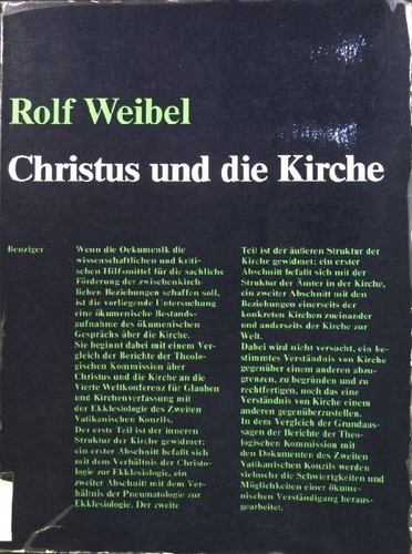 Christus und die - kirche:, das