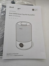 LEVOIT 3L 19dB lesie Top Fill Luftbefeuchter, 360° Drehbare Düse Cool Mist Humid