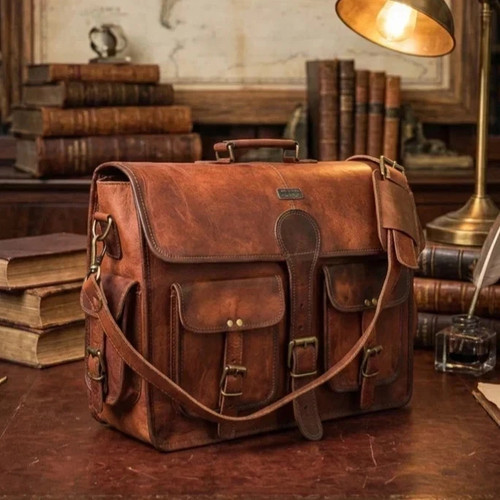 Tasche leder laptop messenger - tasche,