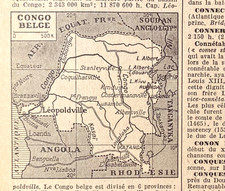 Alte Lithographie, Congo