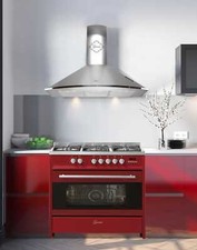 Gurari GCH E 911 R Gas Elektro Standherd 90cm +Dunstabzugshaube 90 cm 
