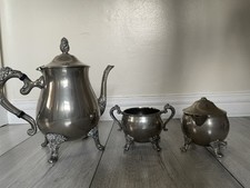 Vintage Silber Teller