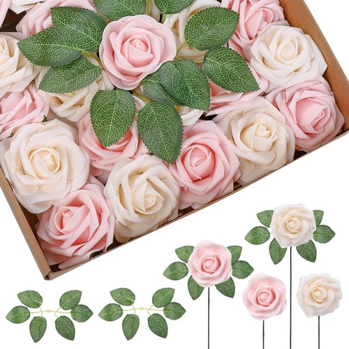25stück künstliche rosen - künstliche,