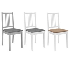  4/6 Stk. Esszimmerstühle mit Polstern Massivholz Holzstuhl Küchenstuhl Essstuhl