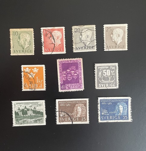 Briefmarken schweden 10 alte - schweden,