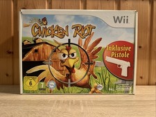 Chicken Riot - Die Wilde Hühnerjagd - Spiel + Pistole (für Nintendo Wii)