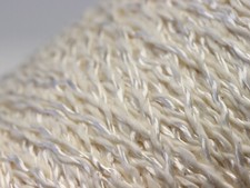 B19 (40€/kg) 250g DIAMANT EFFEKT BAUMWOLLE NATUR SEIDENGLANZ (1,8) Zwirn Wolle