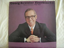  LP  GEORG KREISLER EVERBLACK   WIENER CHANSONS  1955 - 1967 
