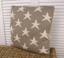 Sterne Kissen Strick