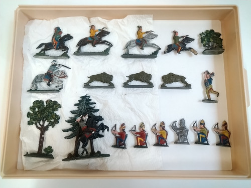 Konvolut zinnfiguren bemalt - konvolut,