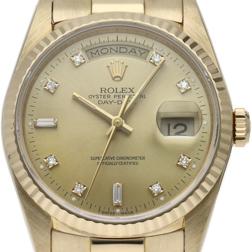 Rolex day date uhr - day, diamant
