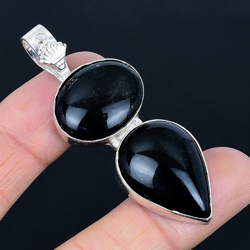 Handgefertigter schwarzer onyx - schwarzer,