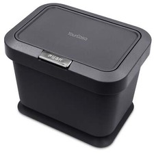YourCasa Biomülleimer Küche 5L - Deckel mit Knopfdruck-Mechanismus