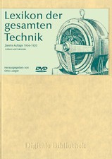 Otto Lueger, Lexikon der gesamten Technik (DVD-ROM), (1904-1920) 2005