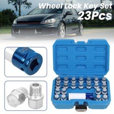 23tlg Felgen-Schloss Demontage-Set zu VW AUDI Radsicherung Löse-Werkzeug Knacker