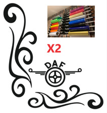 DAF LKW Aufkleber DAF Achse