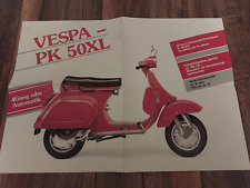 Original Prospekt / Poster Vespa PK 50 XL Roller Motorroller Oldtimer