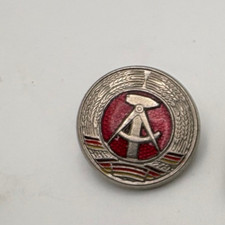 DDR Mützenabzeichen Kokarde, Volksarmee, Metall, ca. 2cm