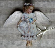 ANHÄNGER - ENGEL - PORZELLAN - GENTLE GUARDIAN - UU 358 - BRADFORD EDITIONS