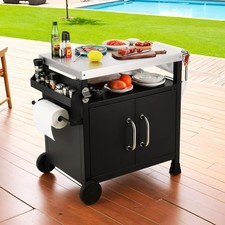 Edelstahl Grillwagen