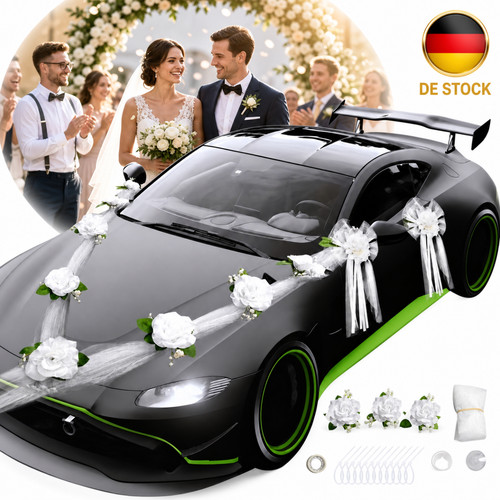 Hochzeit blumen autoschmuck - 9,