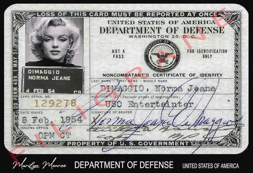 Marilyn monroe department - monroe, of