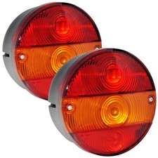 2x runde Rückleuchte