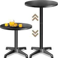 CASARIA® Stehtisch Bistrotisch Partytisch Höhenverstellbar Alu Rund Biertisch