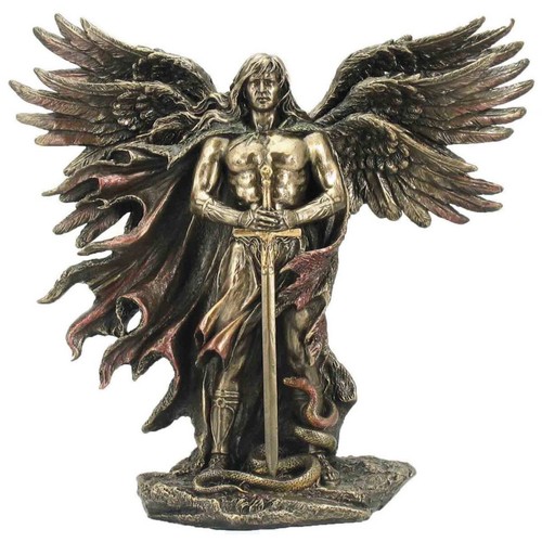 Bronzierte figur erzengel - bronzierte,