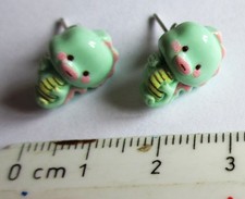 Ohrstecker Seepferdchen ungetragen neuwertig Modeschmuck