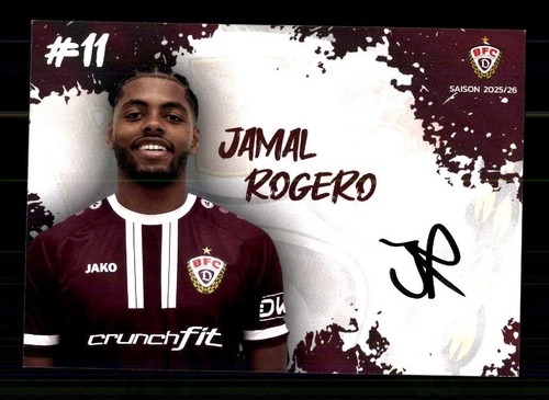 Jamal rogero autogrammkarte - rogero,
