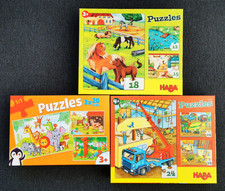 °TOP | 2 HABA PUZZLE + BONUSPUZZLE  | SAMMLUNG | ALTER AB 3 + | 4+ | TOP°