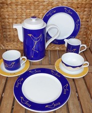 Arzberg Siegerdesign Cult Flying Object David Palterer Vogel blau Teile zur Wahl