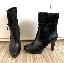➡️ S.OLIVER  ? STIEFELETTEN  ? HIGH HEELS ? SCHWARZ GR. 39 ⬅️