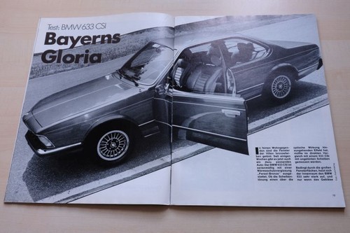 Rallye racing 1976 bmw 633 - racing, 08/1976
